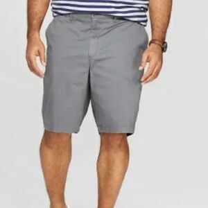 NWT Merona Flat Front Light Gray Shorts Size 42